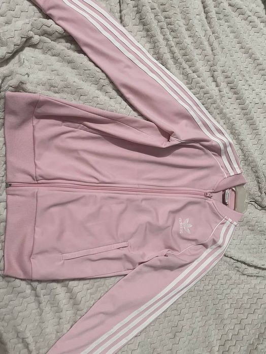 адидас кофта розовая