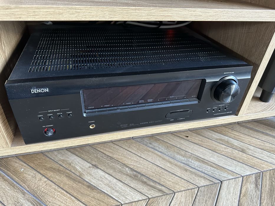 Amplituner Denon AVR-390 glosniki eltax 5.1