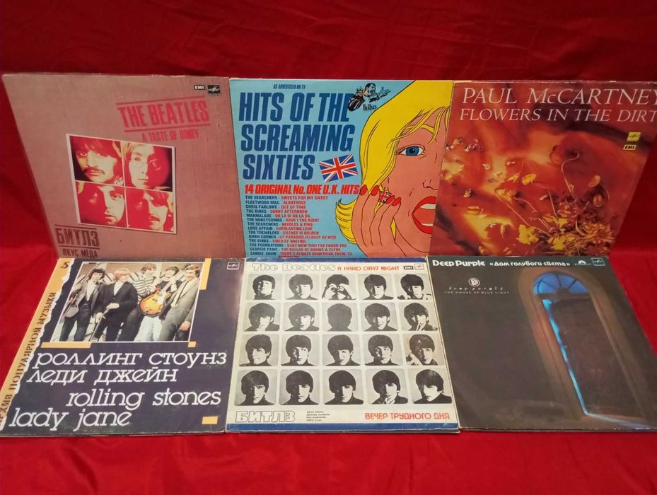 Зарубежный поп, рок (виниловые пластинки)
