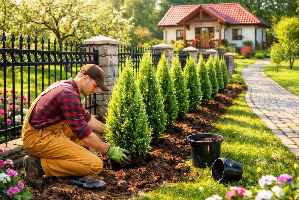 Prace ogrodowe, koszenie, nasadzenia, przycinki, porządkowanie