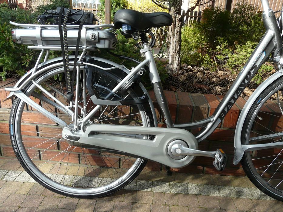 Rower elektryczny BATAVUS Monaco E-go7,28"/48,Manetka,36V-wzorowy