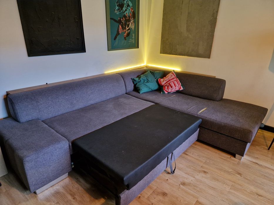 Sofa narożna z funkcja spania