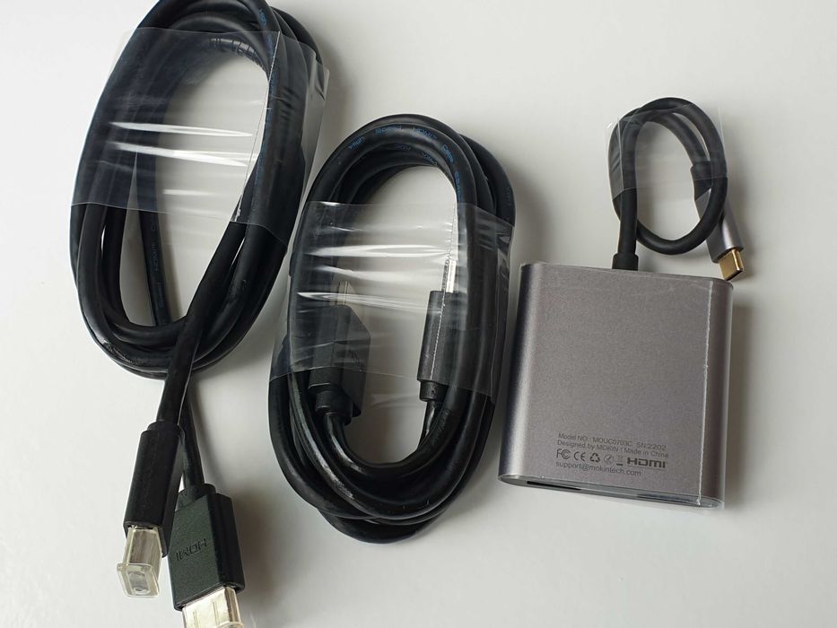 адаптер   USB-C to Dual HDMI MOKIN MOUC0703C кабель HDMI Dell
