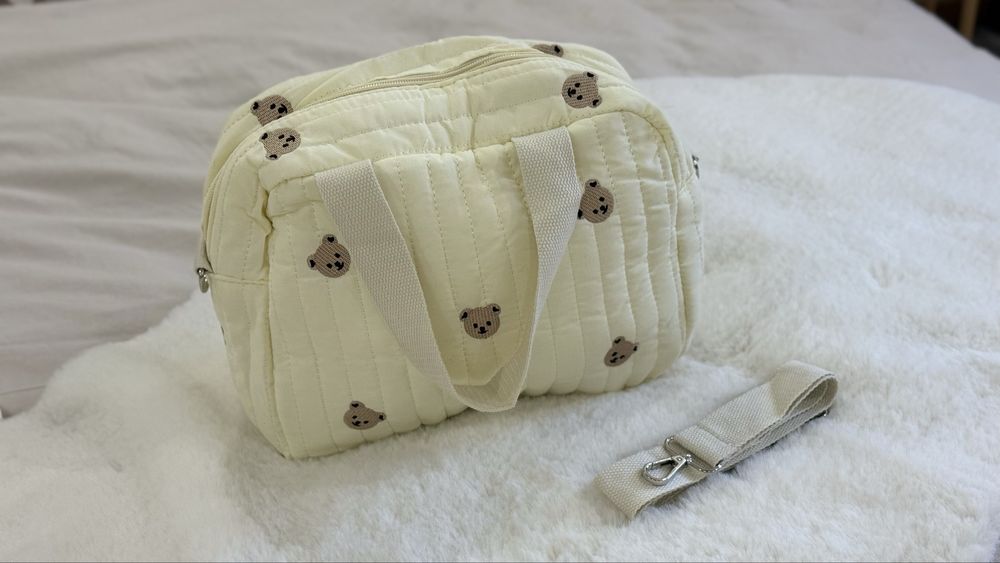 Сумка для мами/ сумка для коляски з ведмедиками