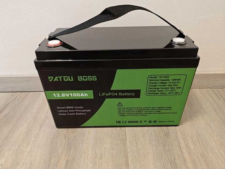 LiFePO4 12V 100Ah Dumfume Mini BMS 1280 Wh для резервного жив. будинку