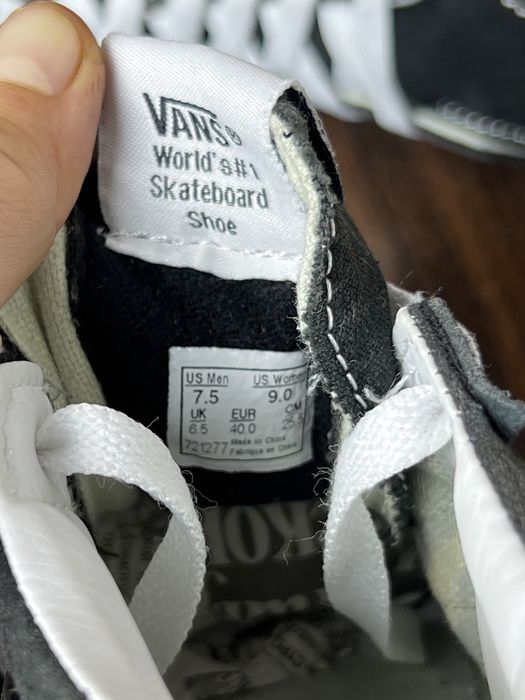 Vans Sk8-Mid old skool чорні замшеві 40 розмір