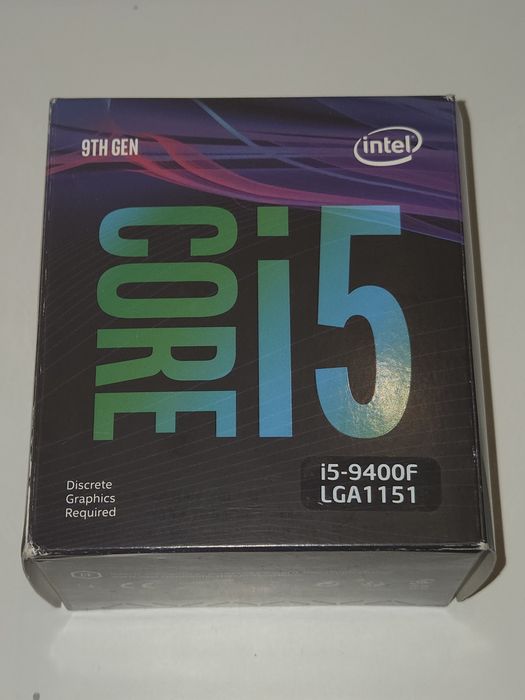 Procesor Intel i5-9400f + chłodzenie