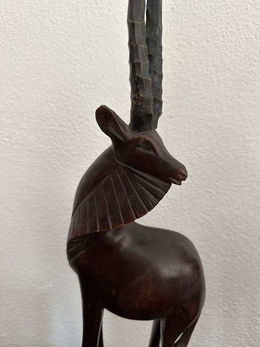 Conjunto animais de madeira