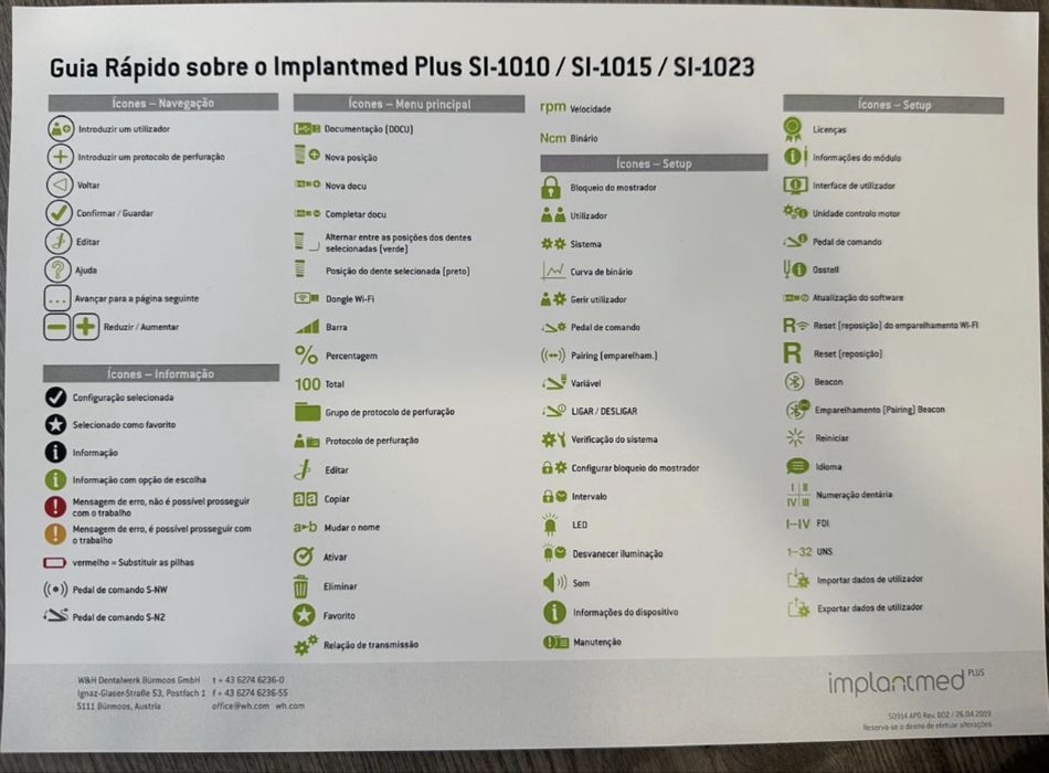 Motor implante novo nunca usado