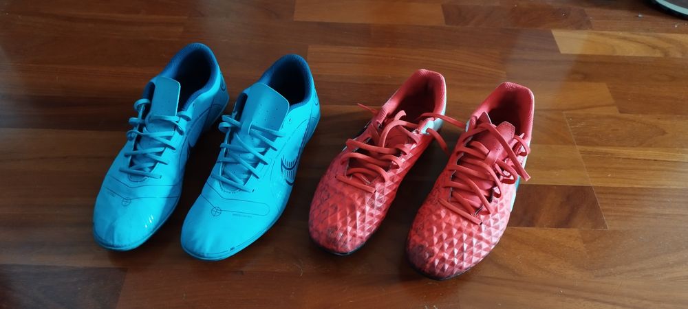 Chuteiras de Futebol Nike Mercurial e Tiempo
