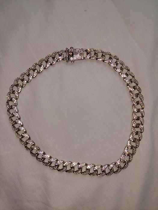 colar de zirconia ice  (trapper)