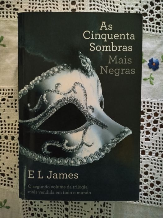 Livros eróticos trilogia As Cinquenta Sombras de E L James