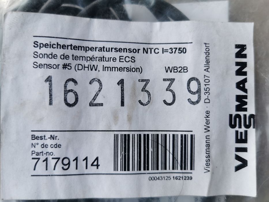 Viessmann czujnik wody NTC Vitodens