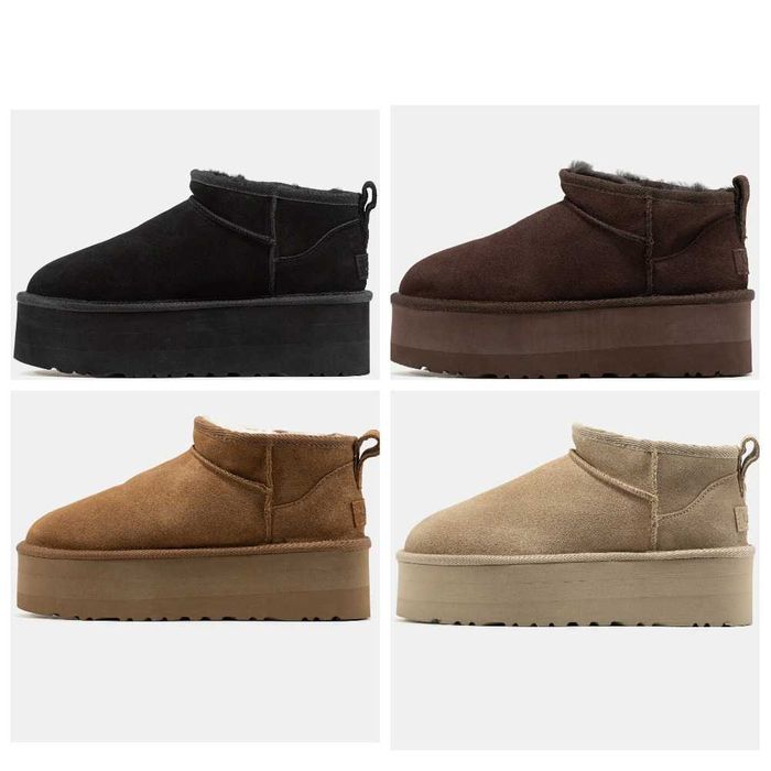 Женские зимние ботинки UGG Classic Ultra Mini Platform уги ультра мини