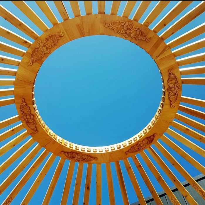 Yurt luxuosa nova 8 metros de diâmetro