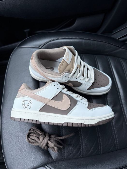 Жіночі кросівки Nike SB Dunk Low Teddy Bear Brown найк данк коричневі