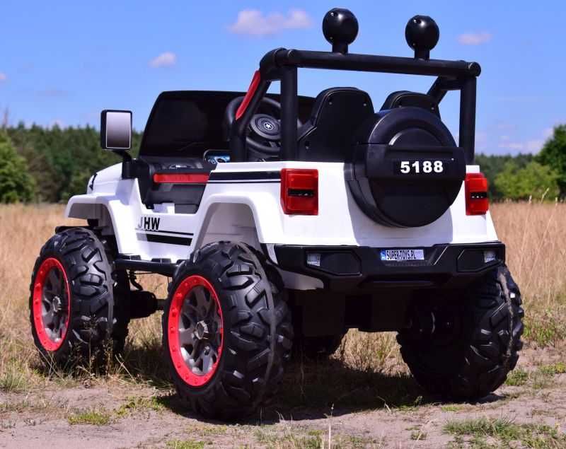 Auto samochód pojazd na akumulator JEEP 4x4 opcja bujania buggy autko
