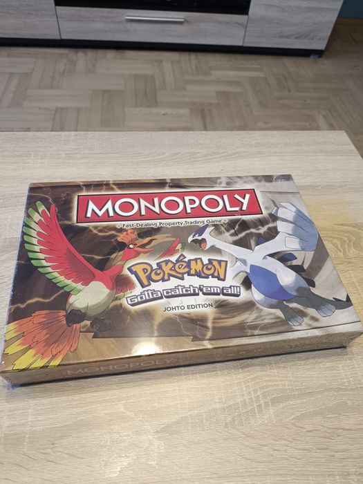 Pokemon Monopoly Johto Edition Nowa Folia