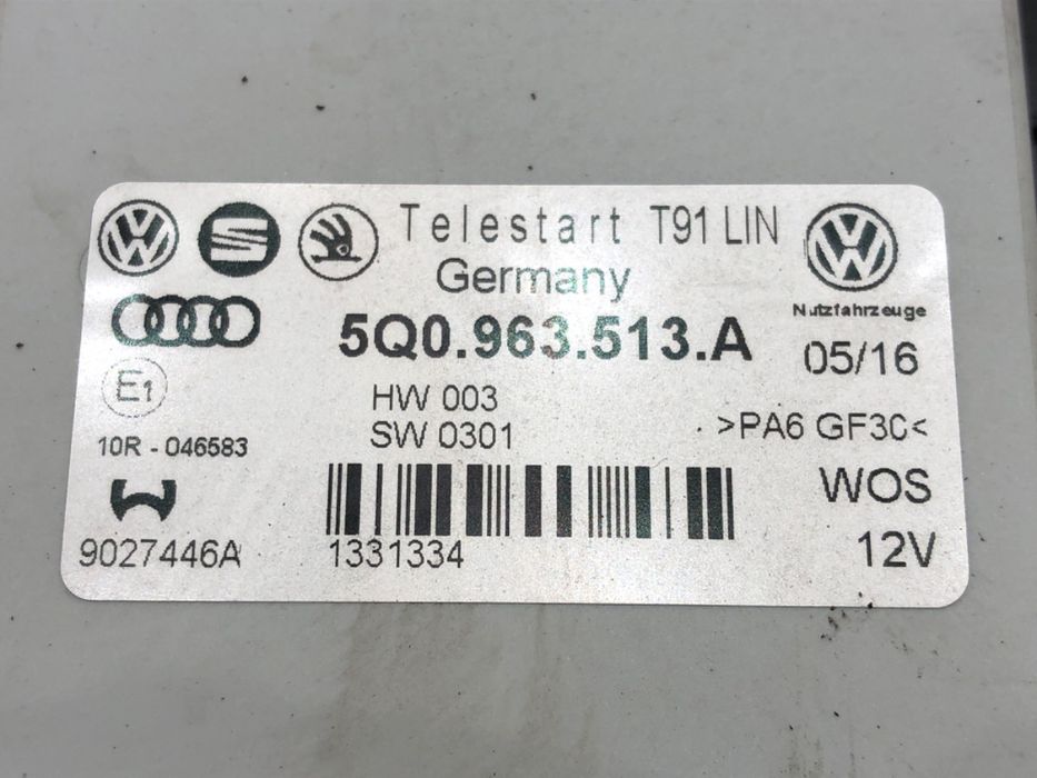 MODUŁ WEBASTO SKODA SUPERB III 5Q0963513A STEROWNIK
