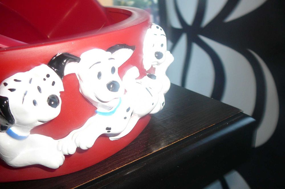 Nowa   Miska   2 szt Dalmatyńczyki Nowe + gratis torba