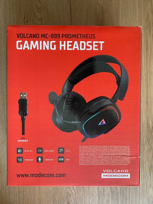 Nowe słuchawki gamingowe MODECOM Volcano MC-899 Prometheus