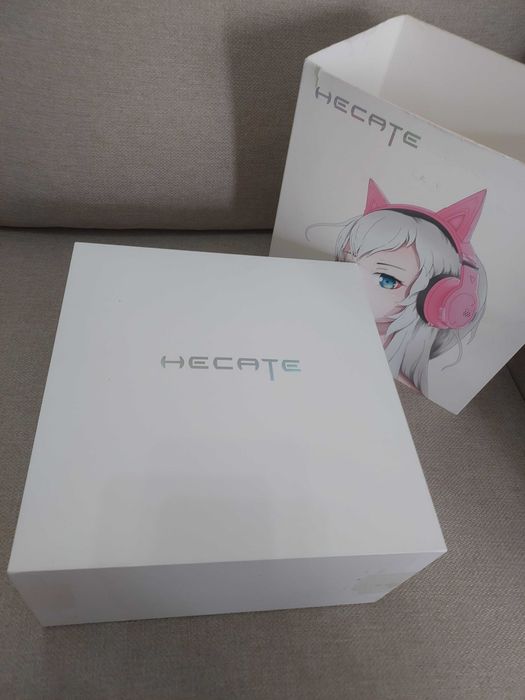 NOVO | Headsets Edifier G5BT CAT Auriculares Gaming Bluetooth RGB Rosa
