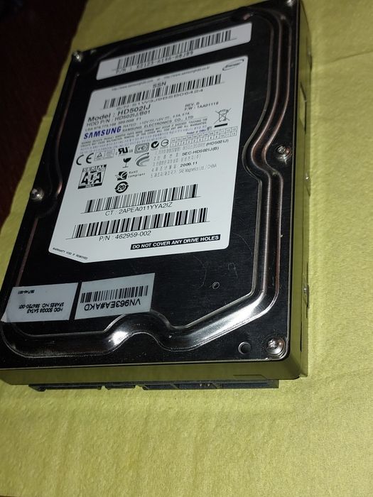 Dysk do PC SATA 3.5 cala HDD 500GB Samsung HD592IJ Dysk Serial ATA 3.5 " 500 giga sprawny
