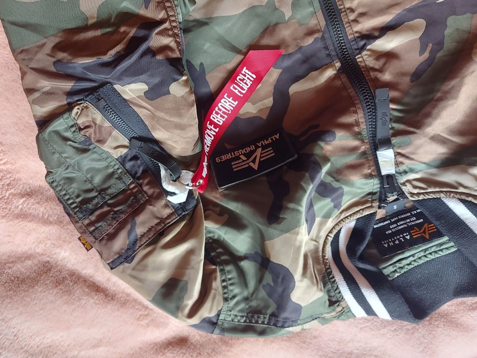 Alpha industries ma-1 TT size S moro Flyers pilotka wiosna-jesien Nowa