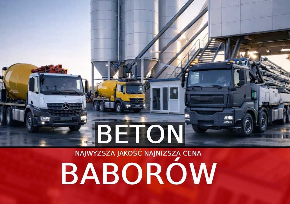 Beton towarowy B20 B25 C20 kruszywa betoniarnia cement suchy beton