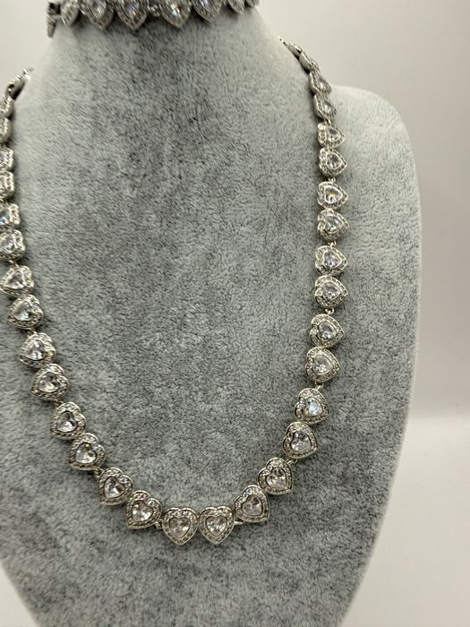 Komplet cyrkonia swarovski