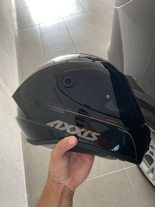 Capacete axxis draken M (viseira homologada)
