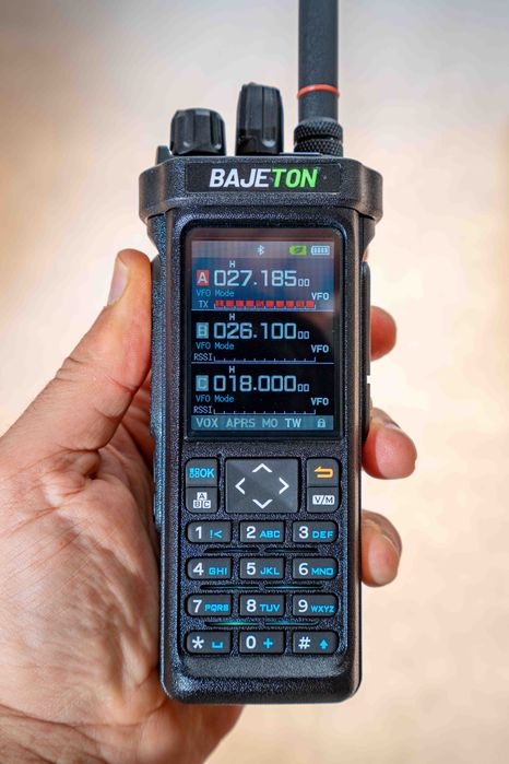 Walkie-talkie 10W, Bajeton