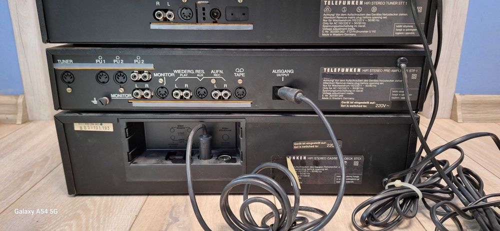 Wieża Telefunken STP-1 STM-1 STT-1 STC-1 ! STAN BARDZO ŁADNY Unikat !