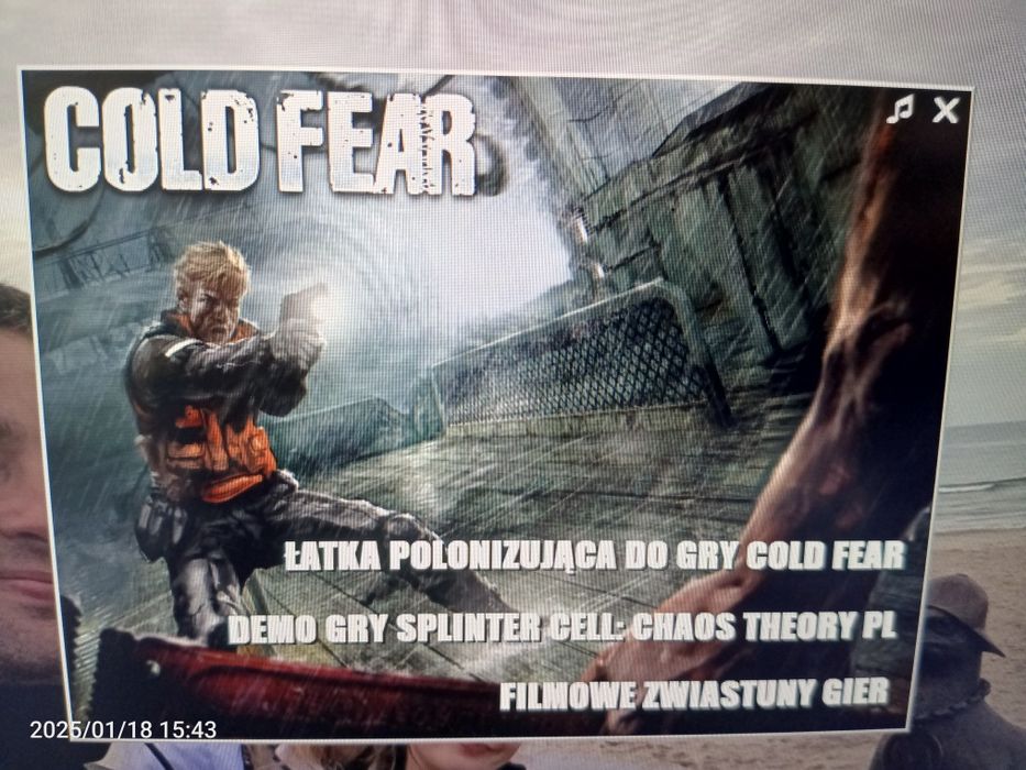 Gra na PC Cold Fear (cztery płyty CD)