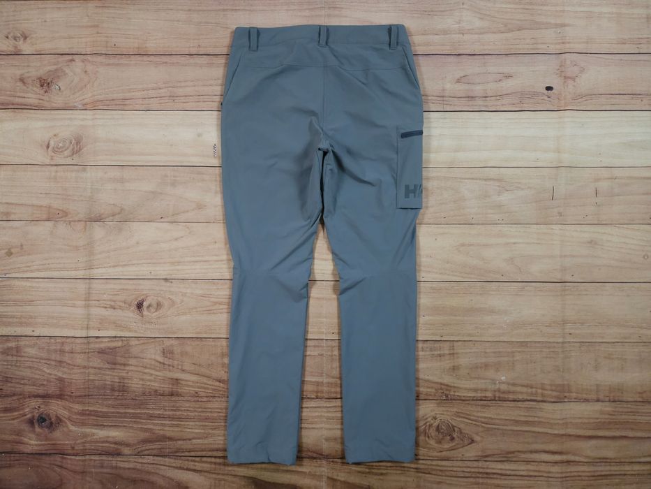 HELLY HANSEN Spodnie Trekkingowe Szare Logowane r. S