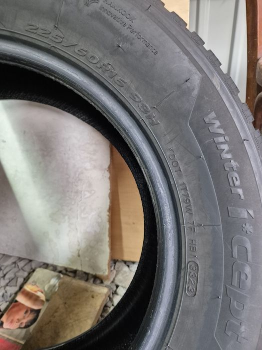 Шини 225/60/16, Hankook  - Стан нових,  (195)
