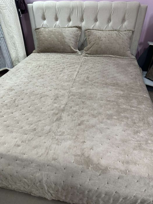 Велюрові двохсторонні набори покривала з наволочками, виробництво Діма