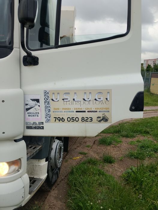 Usługi transportowe materiałów budowlanych i sypkich