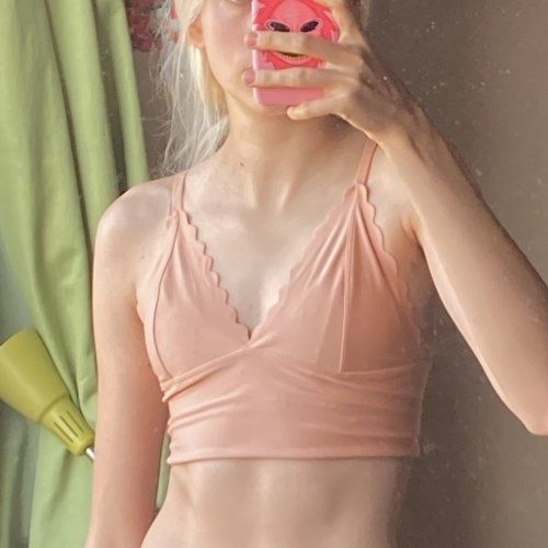 Bik bok Top gorsetowy brzoskwiniowy  S