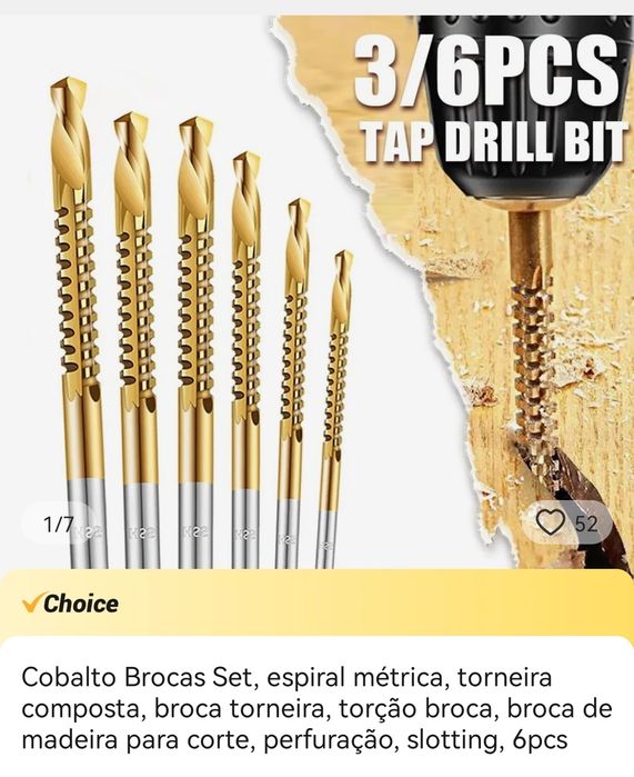 Brocas de cobalto novas