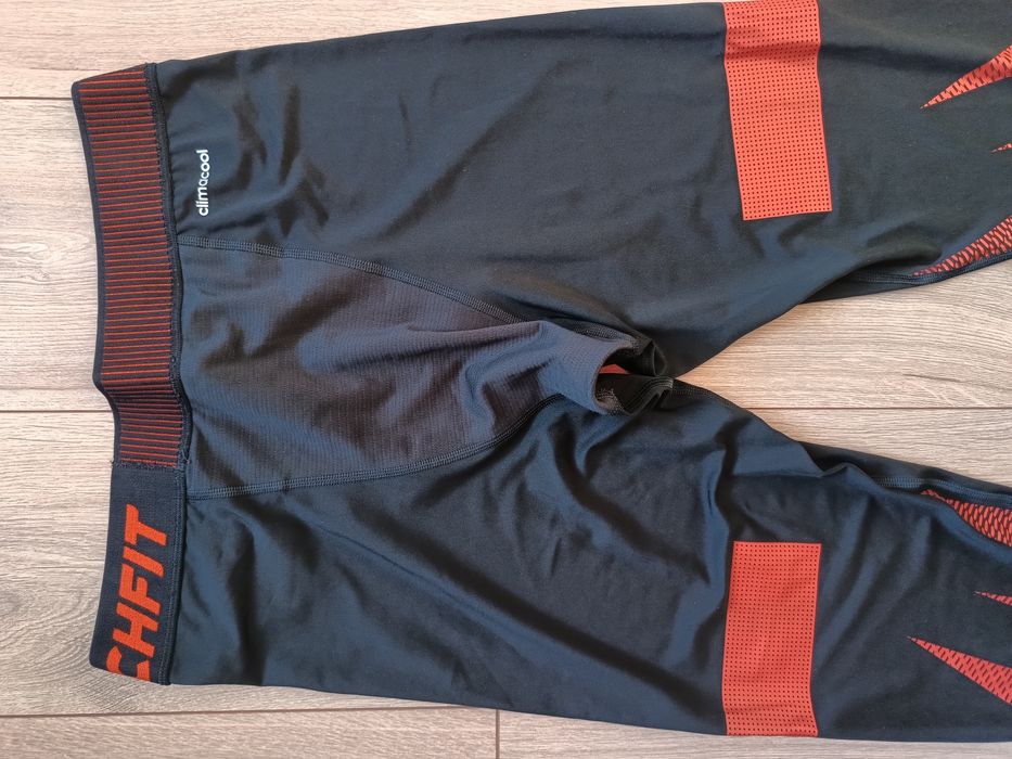 Legginsy kompresyjne męskie Adidas 3/4 techfit compression roz. XL