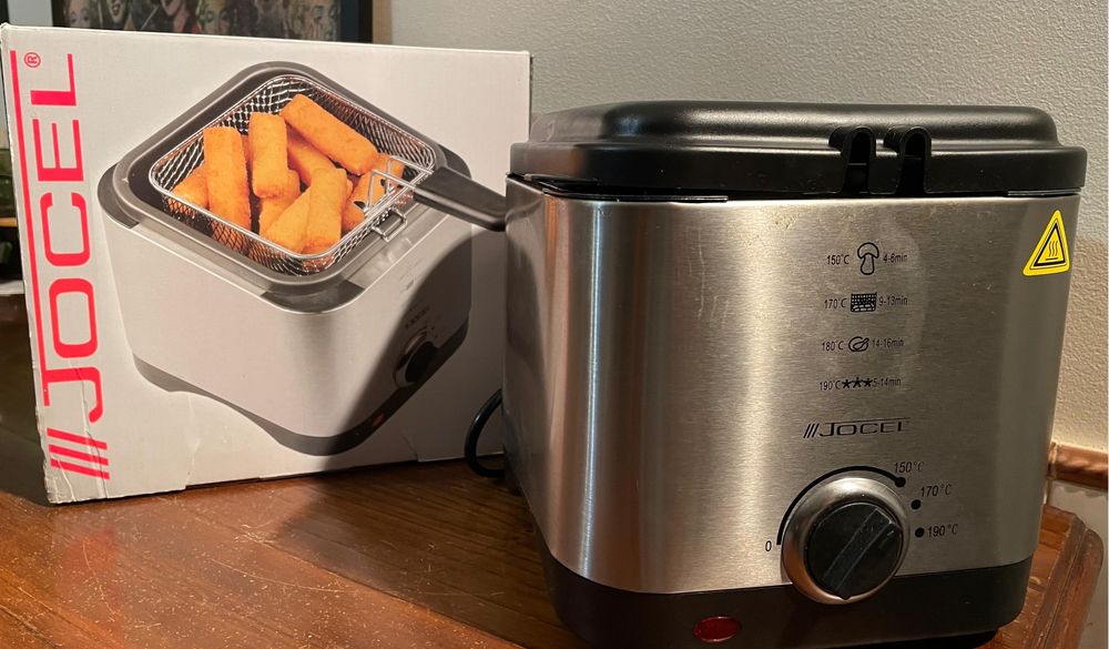 Fritadeira eléctrica Jocel como nova