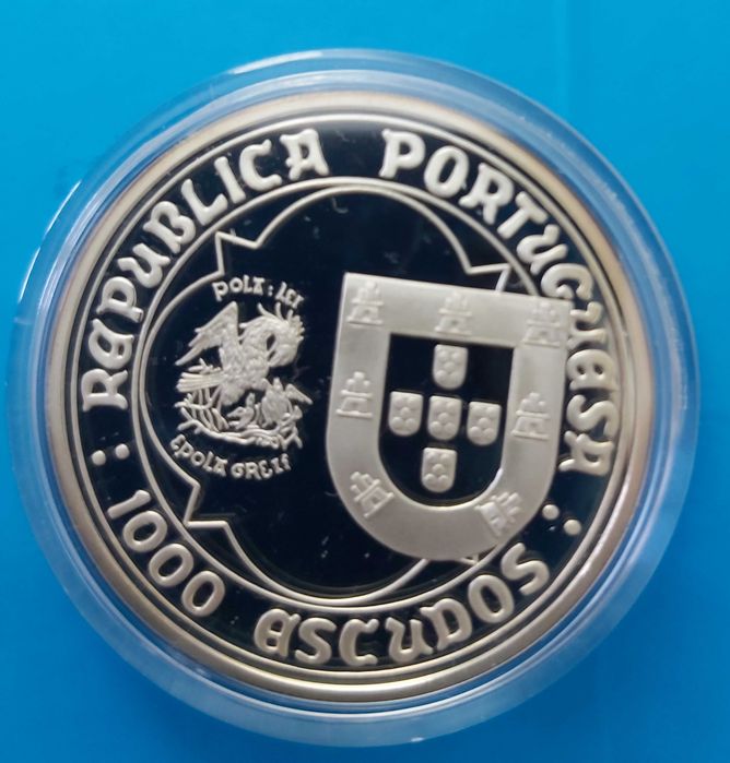 1.000$00 de 1995, 5º Centº Morte D. João ll Prata proof