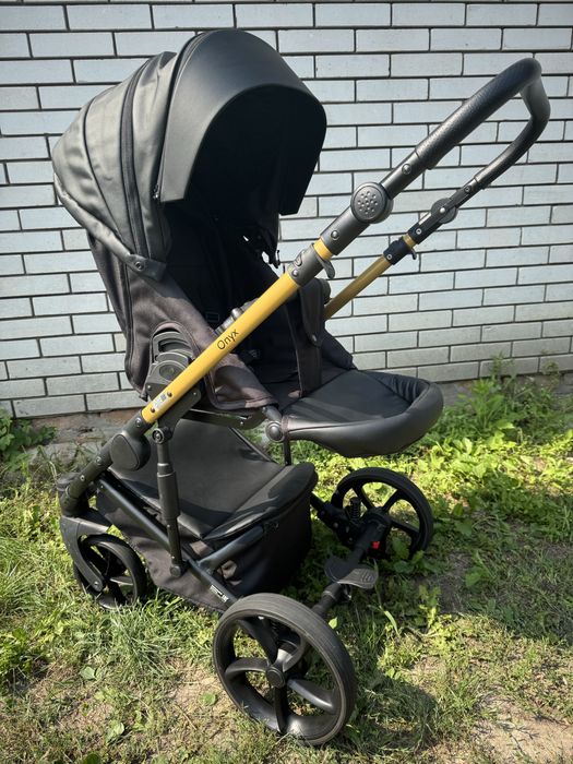 Коляска 2 в 1 Bair Onyx Soft Black