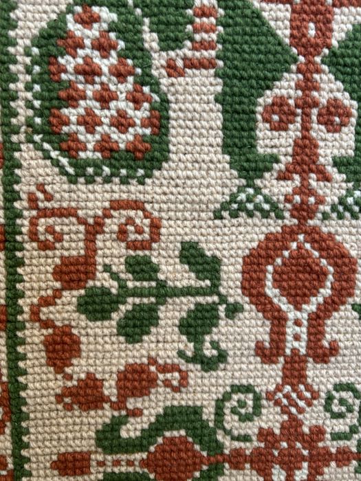 Tapeçaria de arraiolos manual decorativa