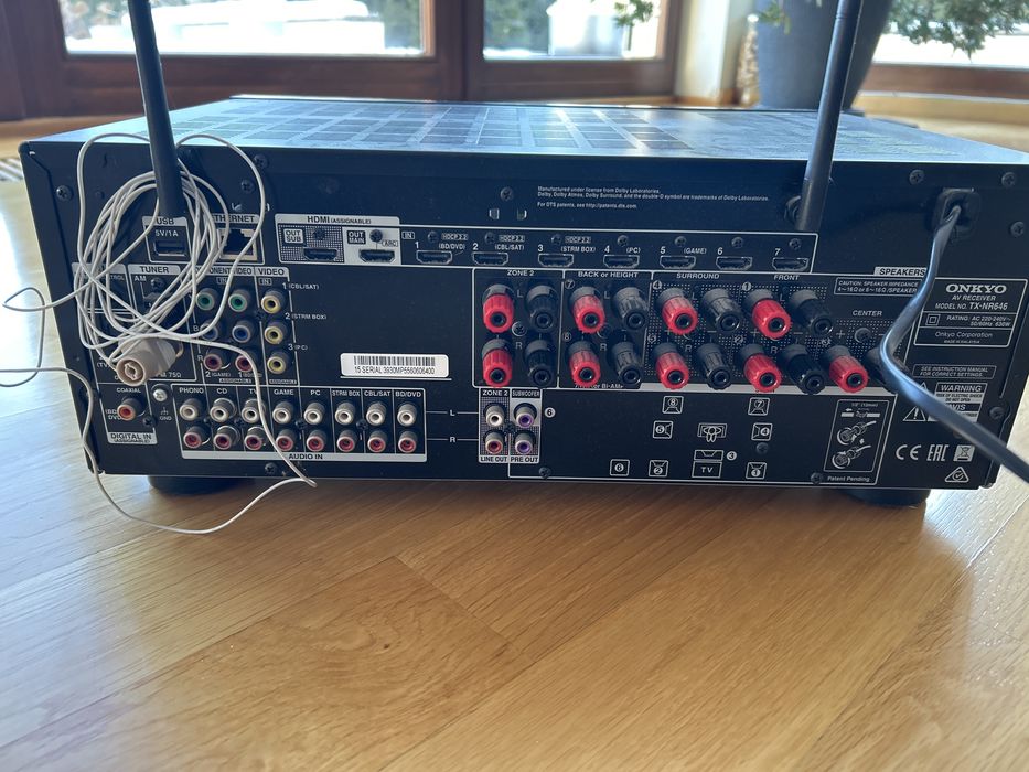 Amplituner Onkyo TX-NR646 stan idealny