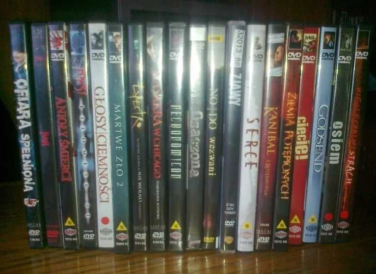 Filmy DVD HORRORY / 18 Filmy - po 8 zł film !