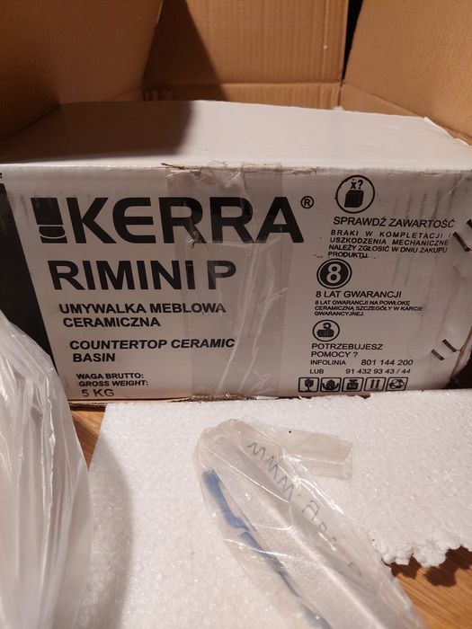 Umywalka Kerra Rimini Prawa