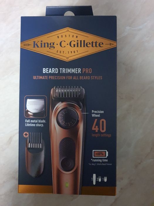Электрический триммер  Gillette King C Beard Trimmer PRO