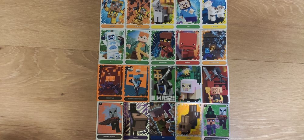 Karty Minecraft 5 zł szt.